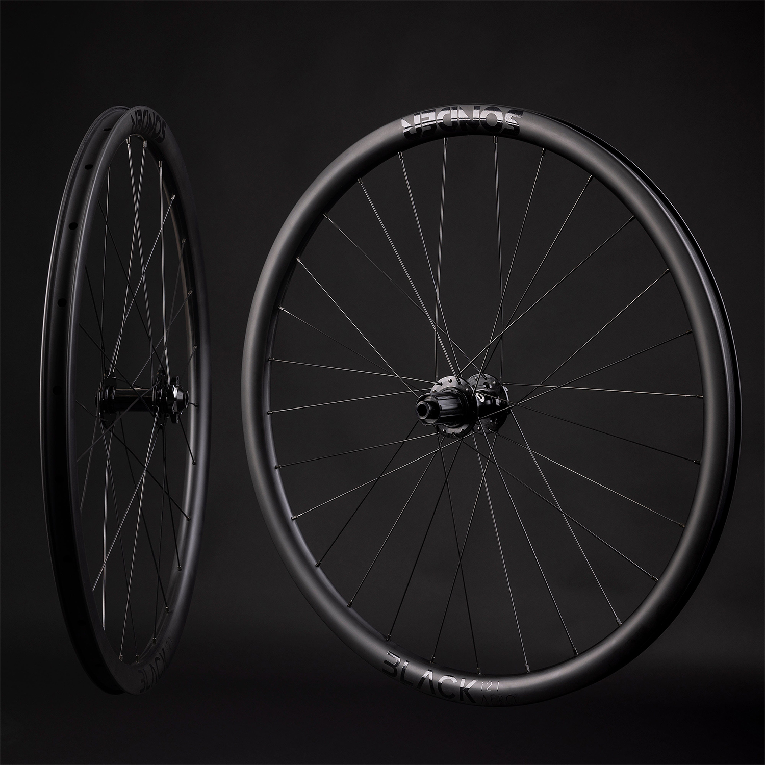 Sonder black i21 Carbon Aero Wheelset