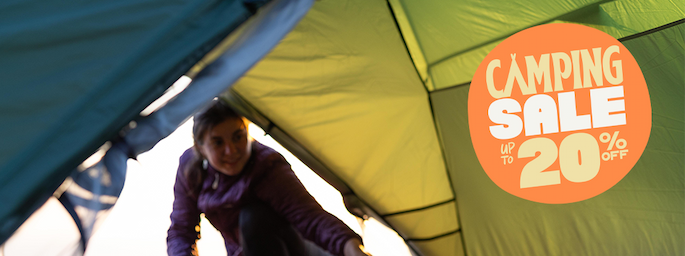 Explore sleeping bags in our camping sale