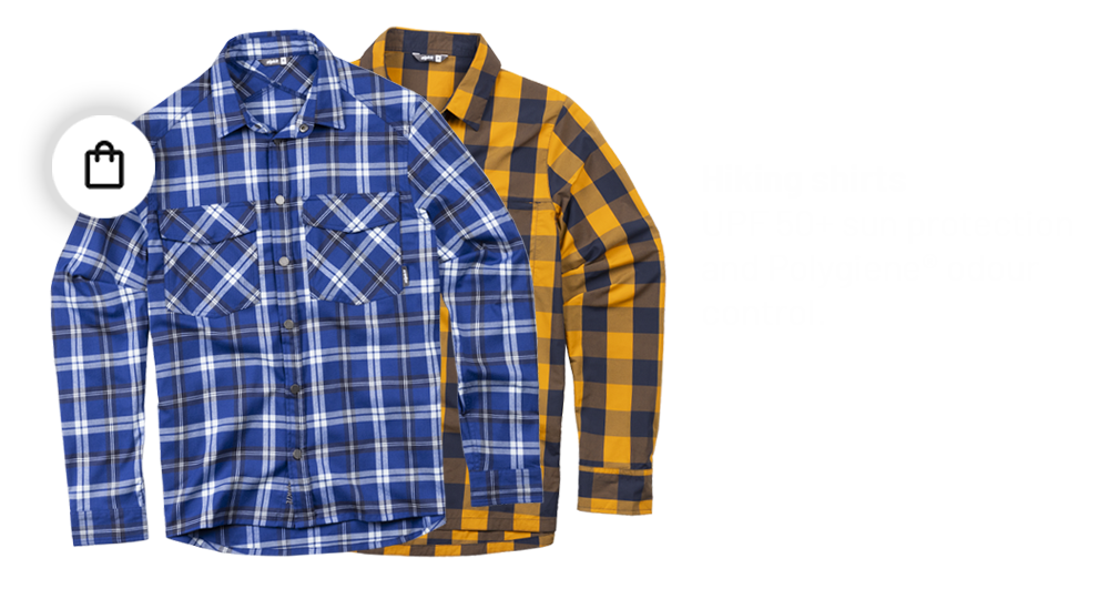 Shop technical hiking shirts
