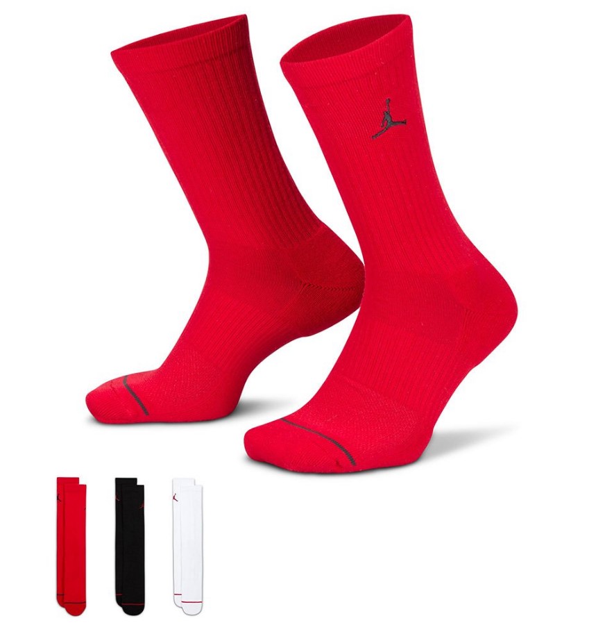 jordan everyday crew socks שלישייה