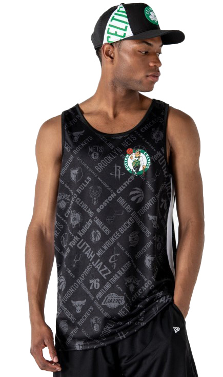 גופיית ניו ארה new era nba aop tank | גברים