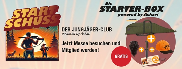 STARTSCHUSS Der Jungjäger-Club powered by Askari! Jetzt Mitglied werden!