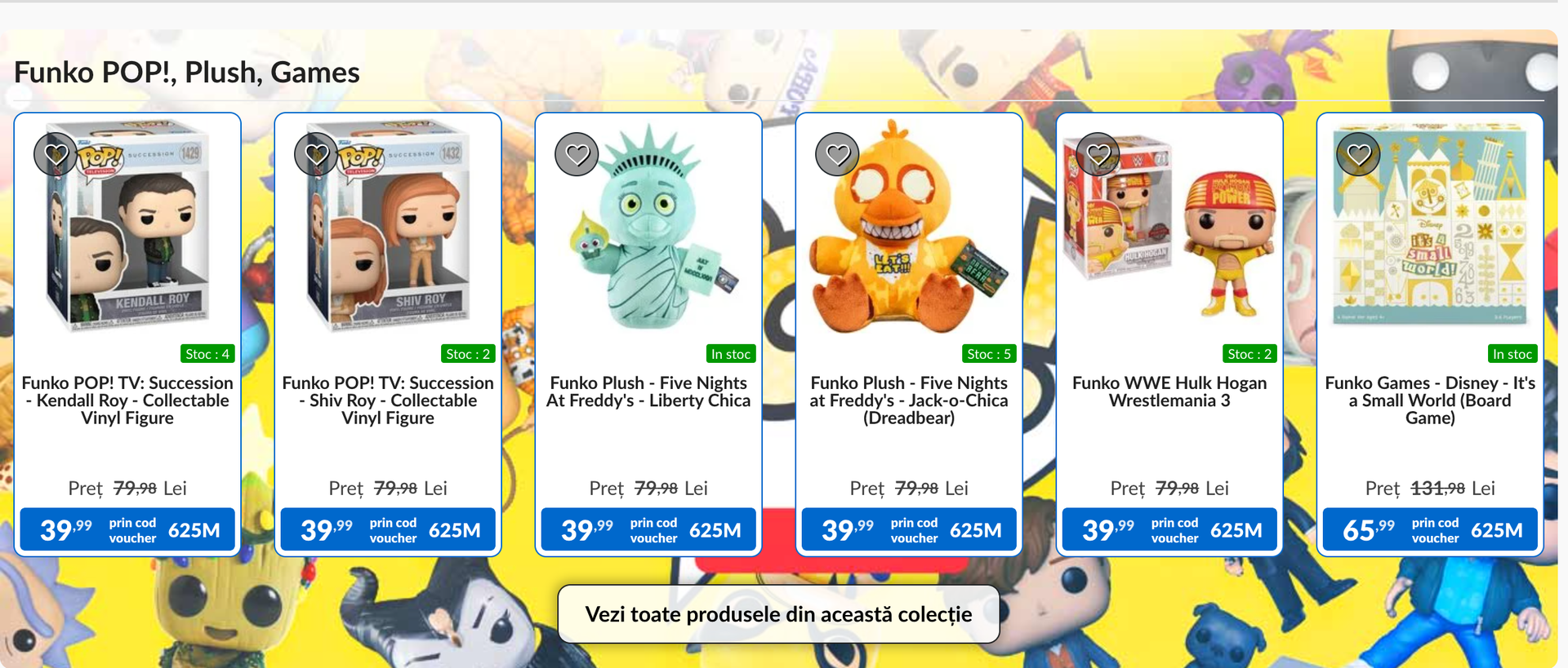 Funko a ajuns la Antic ExLibris: Marvel, Anime, Disney & Colecții Pop Culture Noi