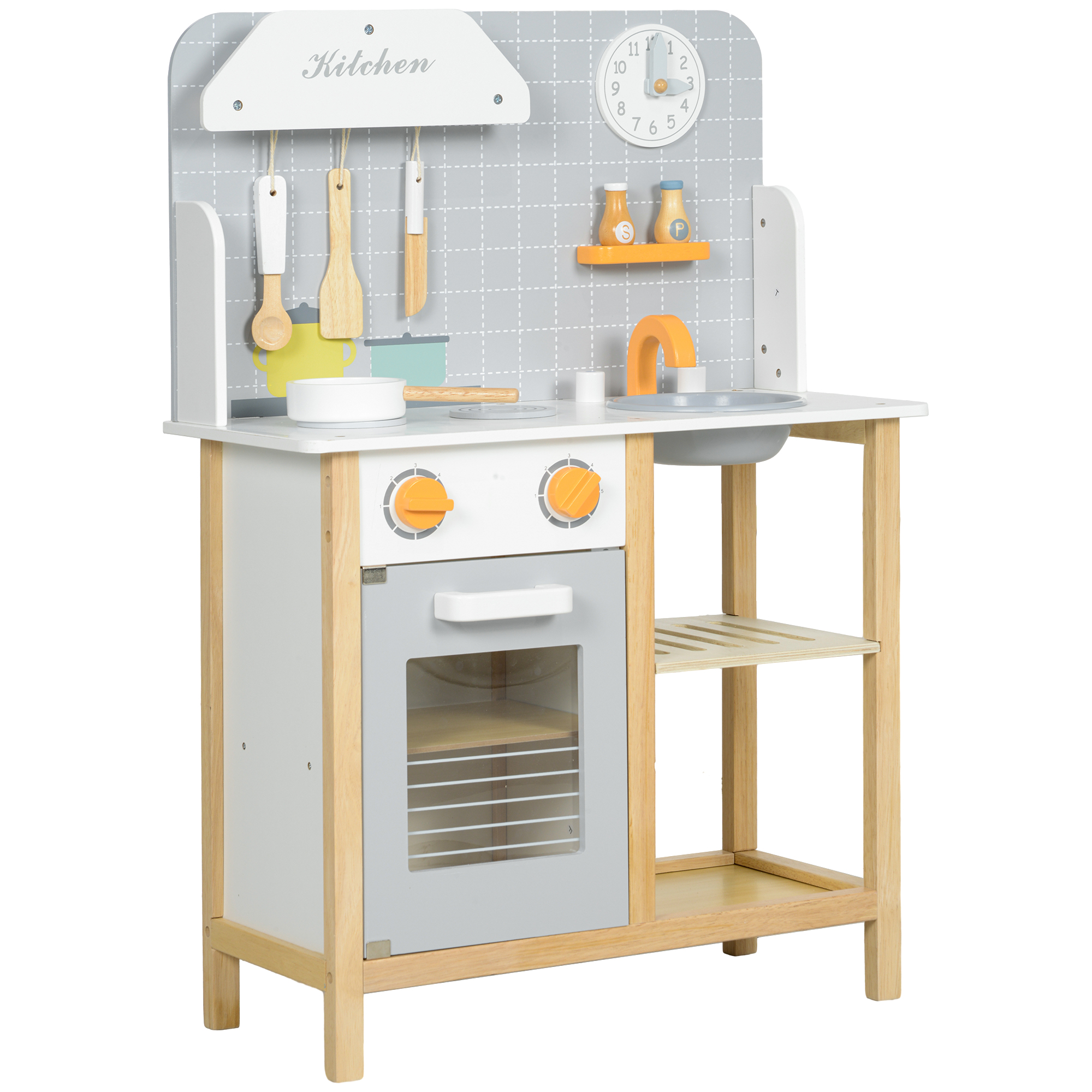 Cocina de madera para niños HOMCOM