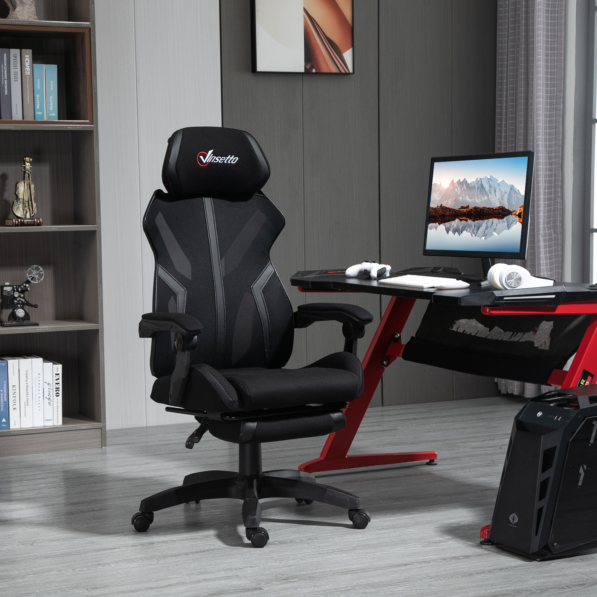 Silla 
Gaming con Reposapiés