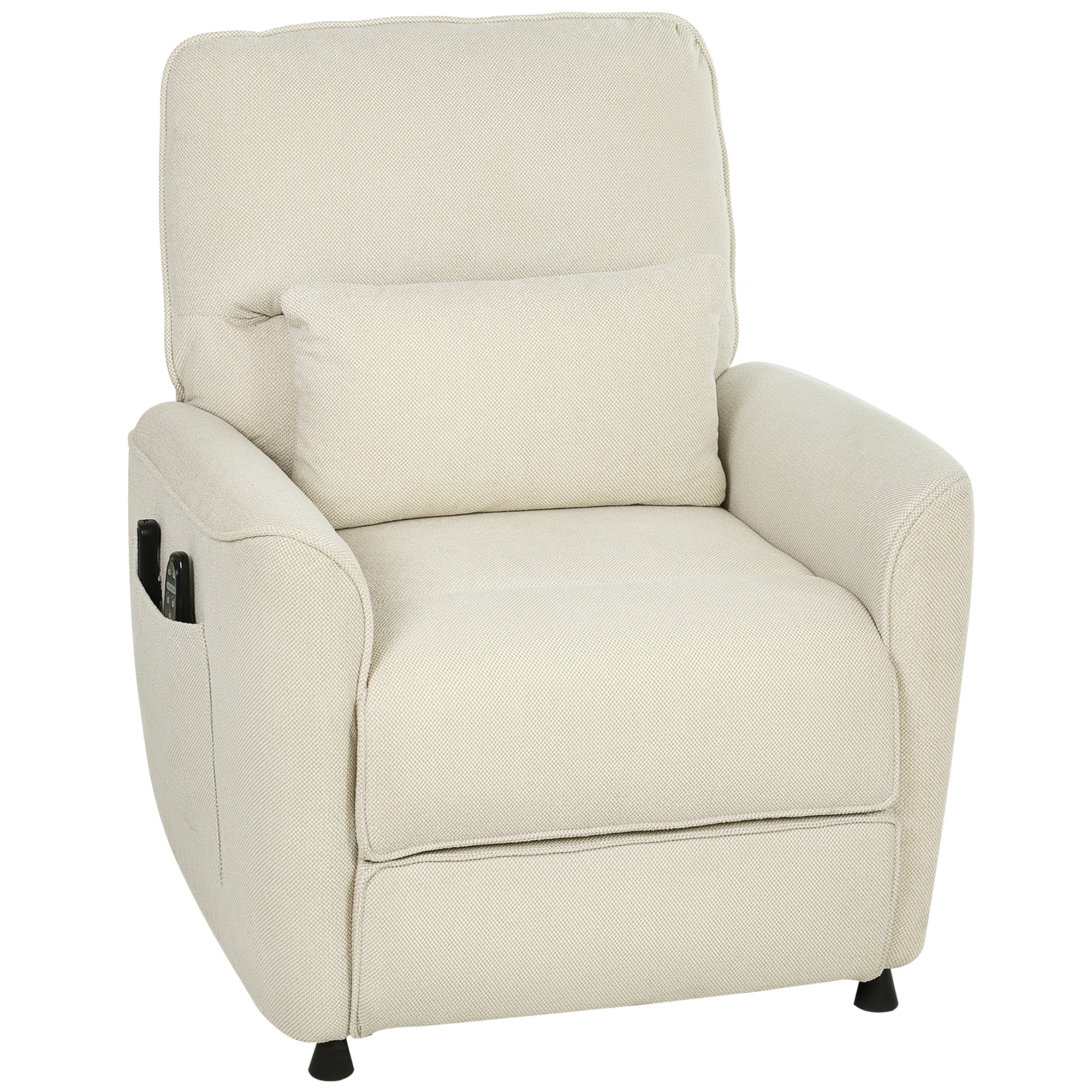 HOMCOM Sillón Relax Reclinable Eléctrico con Calor Lumbar Masaje 
Vibración Motor Silencioso Función de Memoria