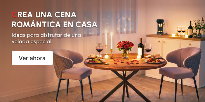 CREA UNA CENA ROMÁNTICA EN CASA