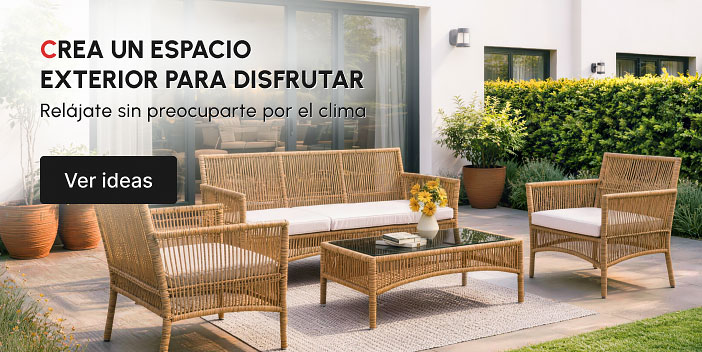 CREA UN ESPACIO EXTERIOR PARA DISFRUTAR