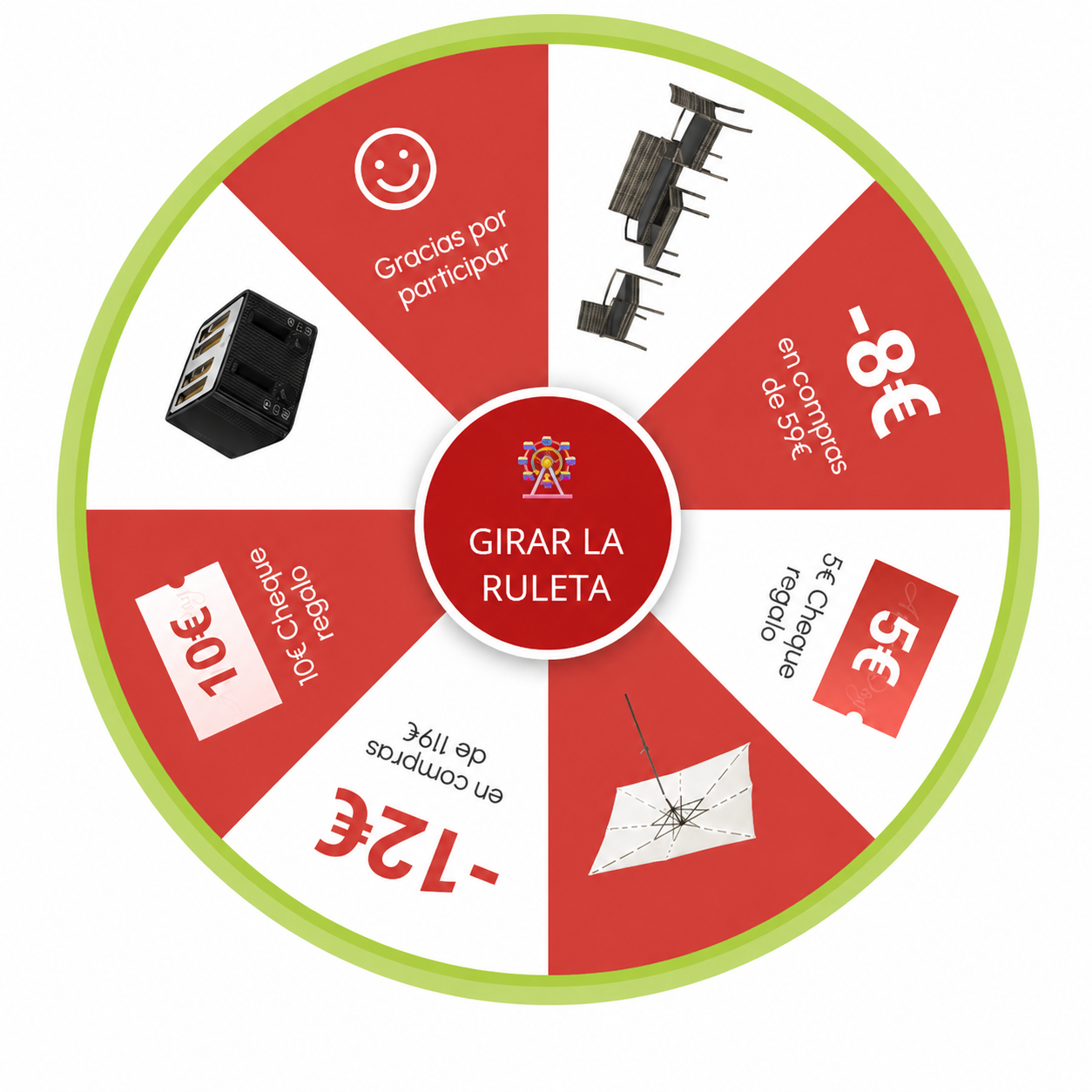 Girar la ruleta