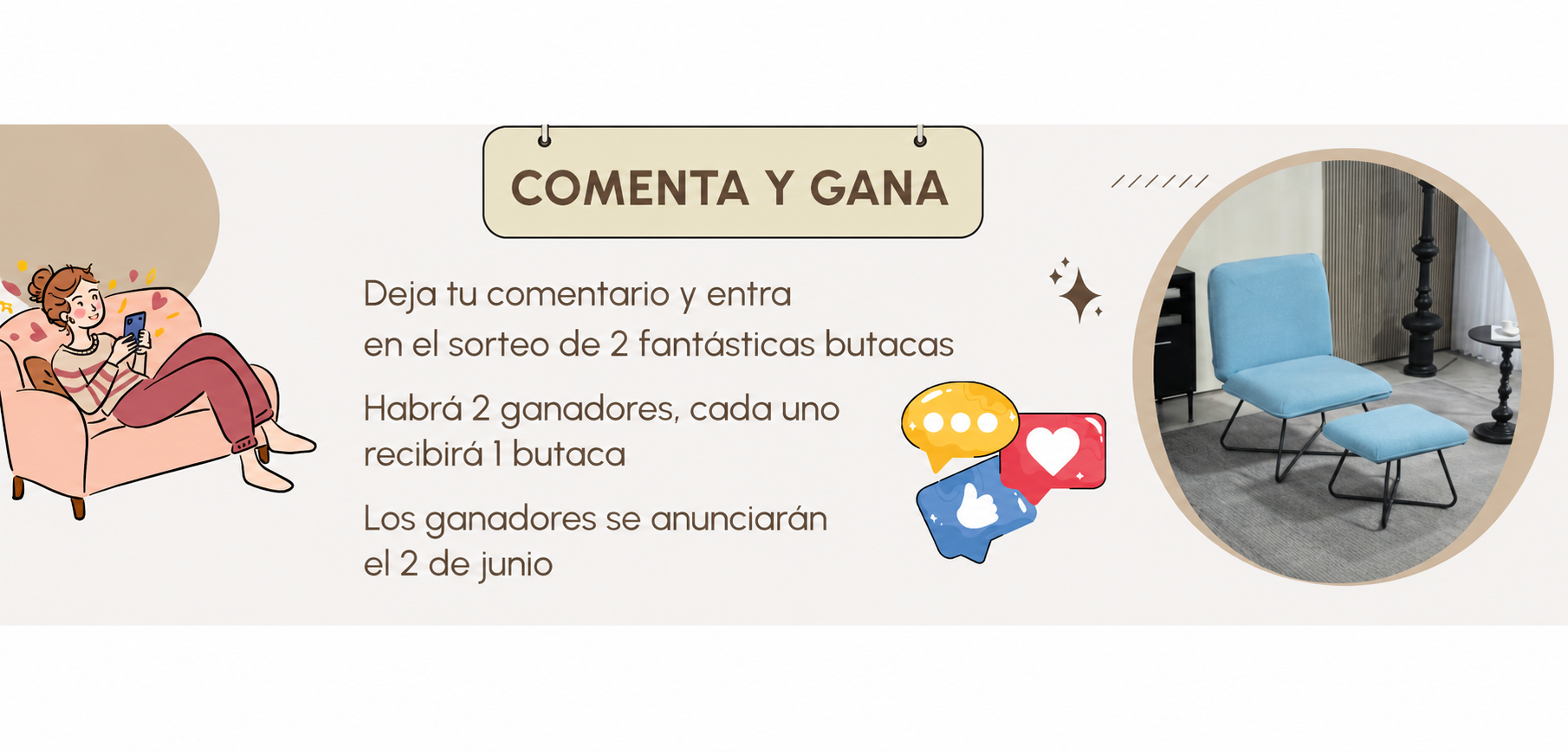Comenta y gana