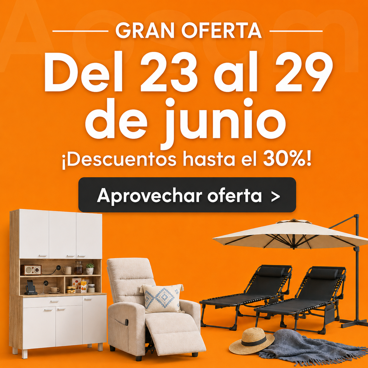 DEL 23 AL 26 DE JUNIO DESCUENTOS HASTA EL 30%