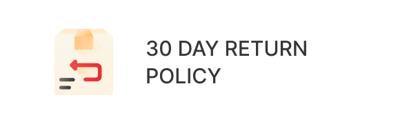 30 Day return policy