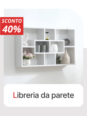 Libreria da parete