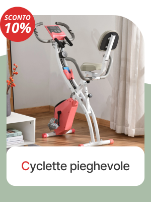 Cyclette pieghevole