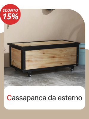 Cassapanca da esterno