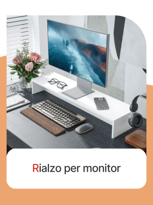 Rialzo per monitor