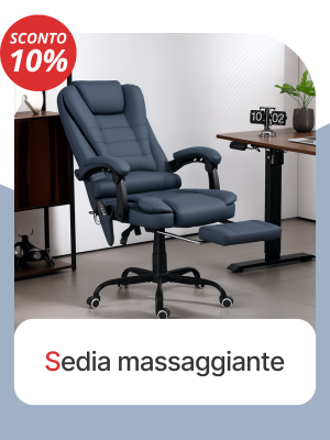 Sedia da ufficio massaggiante