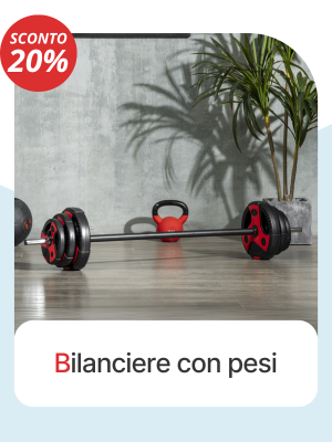 Set bilanciere con dischi pesi