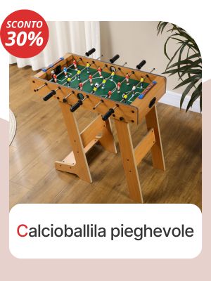 Calciobalilla pieghevole