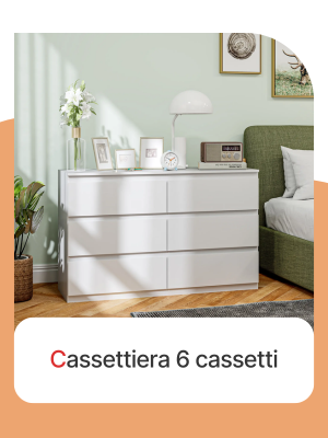 Cassettiera a 6 cassetti