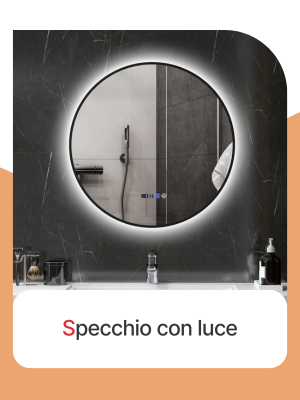 Specchio da bagno con luce LED