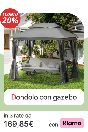 Dondolo con gazebo