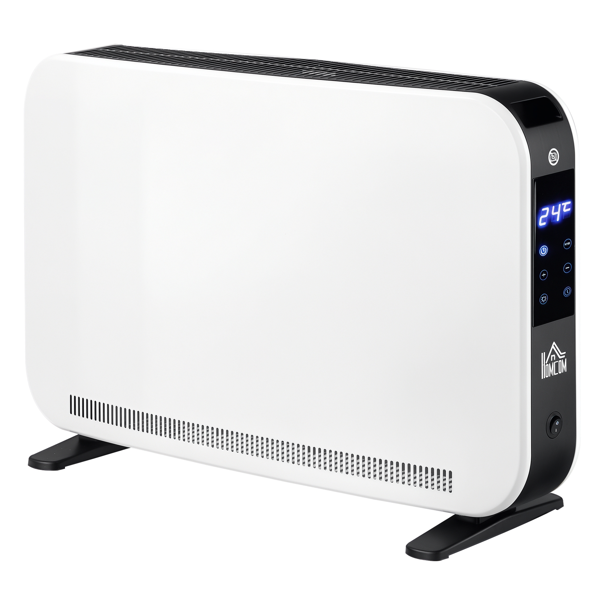 HOMCOM 
Aquecedor Elétrico 1830-2180W com 3 Modos Ecrã Táctil LED Termóstato 
Regulável Temporizador para 12-18 ㎡