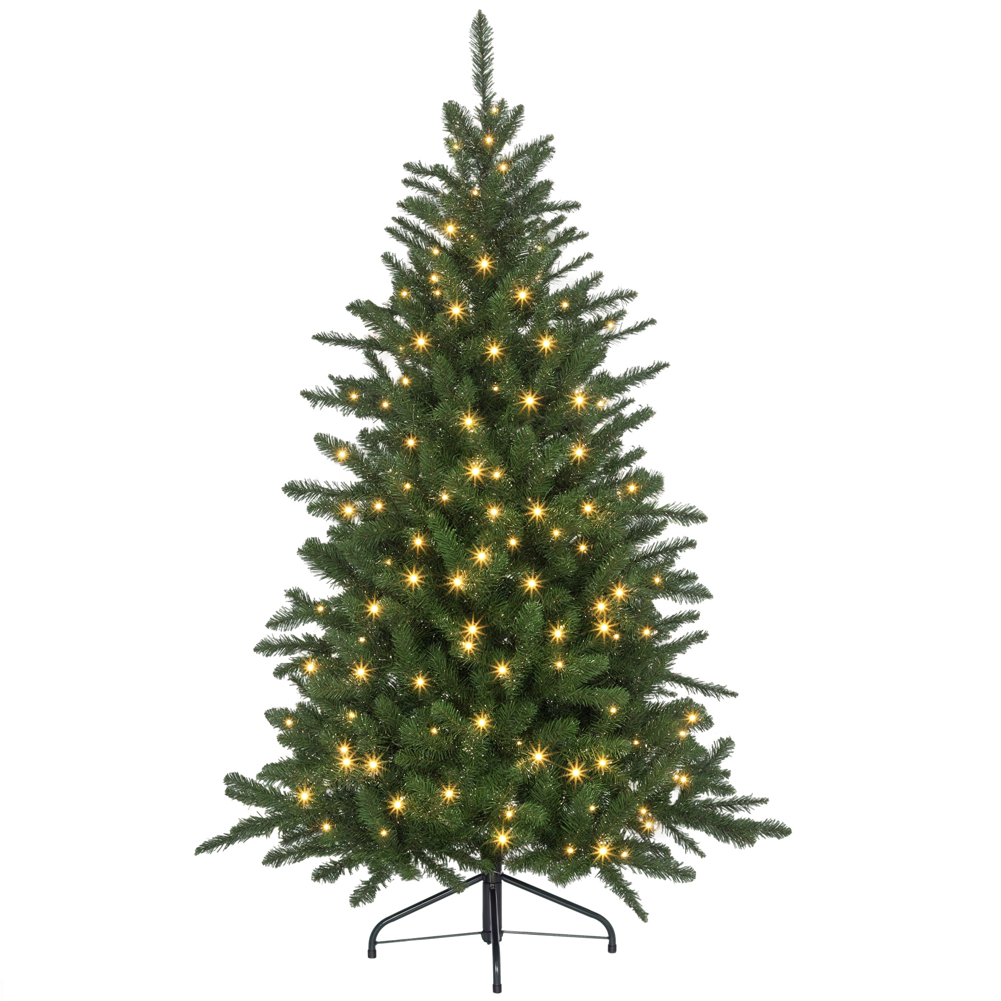 HOMCOM Árvore de Natal Artificial 150 cm com 220 Luzes LED 588 Ramos