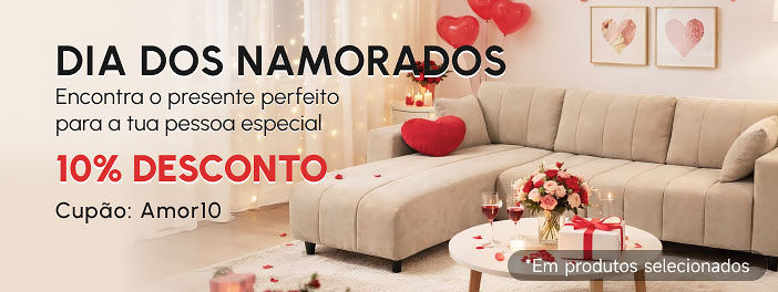DIA DOS NAMORADOS COM 10% DE DESCONTO
