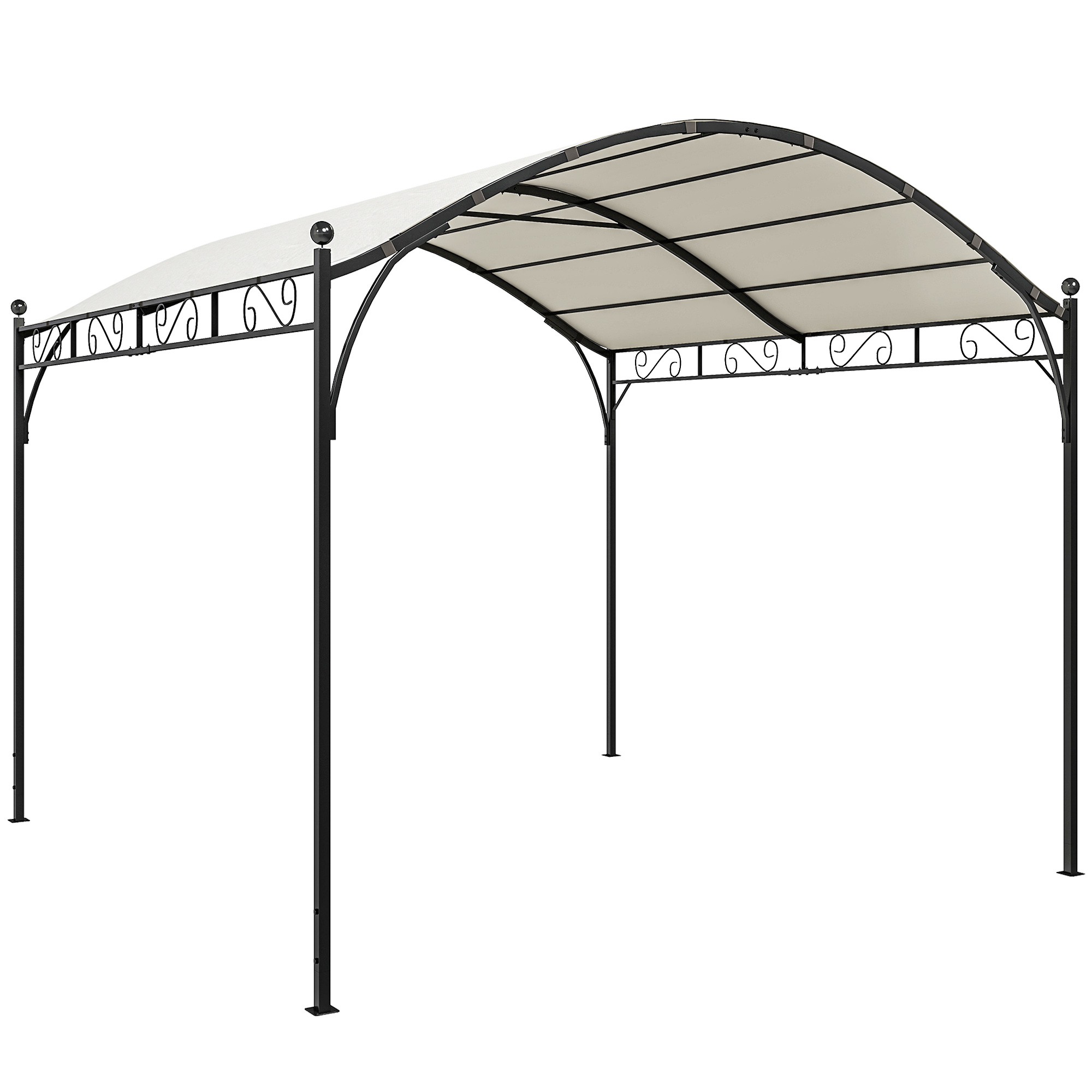  Pérgola de Jardim 3x3 m com Toldo UV30+