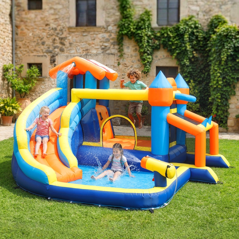 Castelo Insuflável Aquático