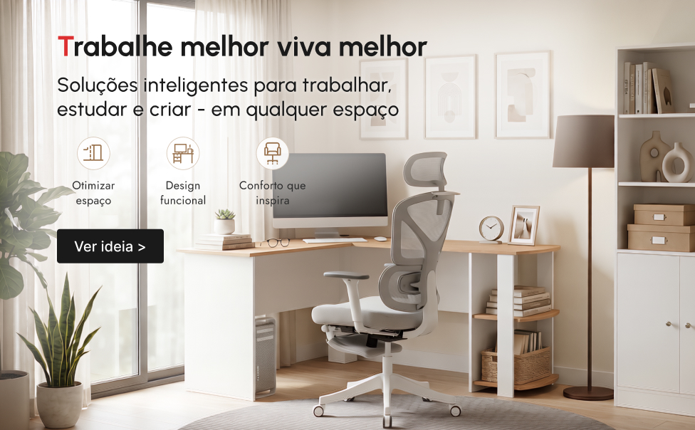 SOLUÇÕES PARA TRABALHAR, ESTUDAR E CRIAR EM QUALQUER ESPAÇO