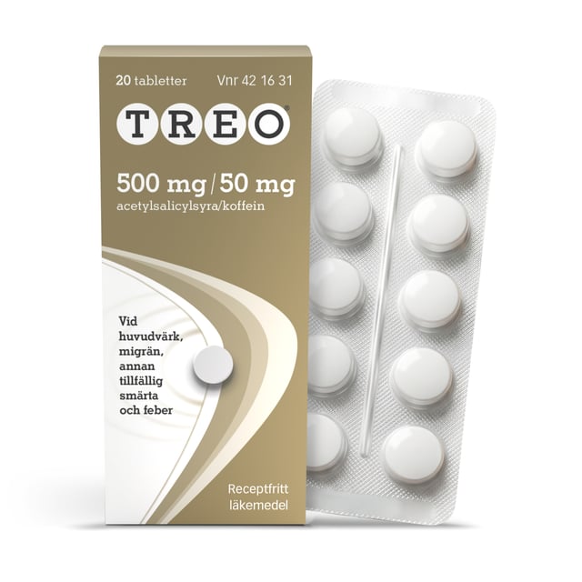 Treo Tablett 500 mg/50 mg 20 st