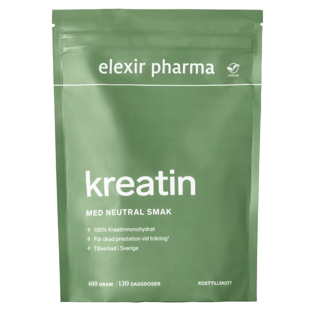 Elexir Pharma Kreatin Naturell 400 g