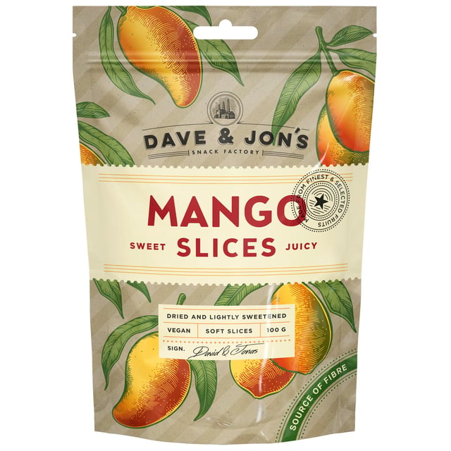Dave & Jon´s Torkad Mango 100 g