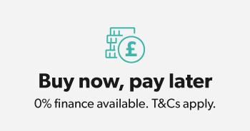 Buy now, pay later. 0% finance available. T&Cs apply