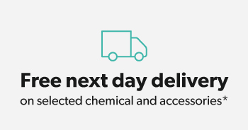 Free next day delivery on selected chemicals and accessories*