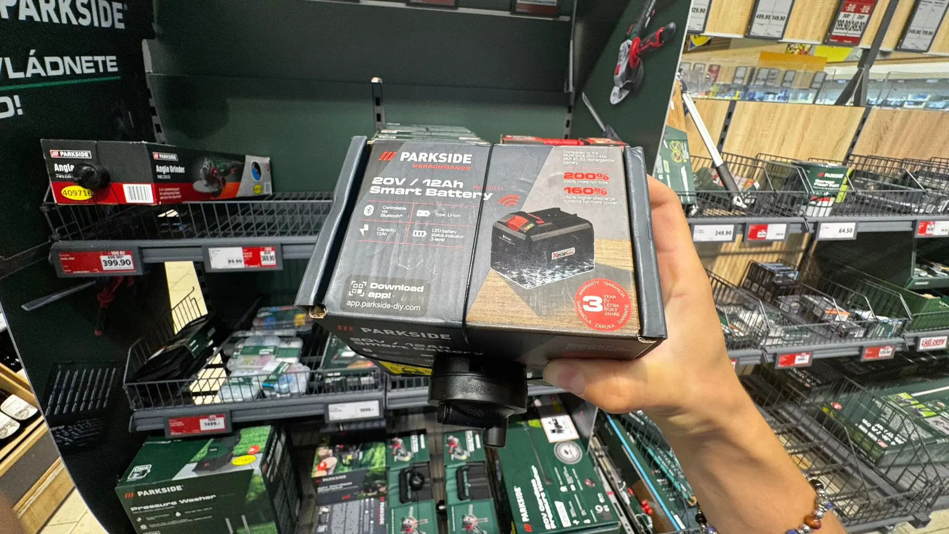 Ověřila jsem dostupnost Parkside na prodejnách: V sobotu večer mě stav regálů překvapil