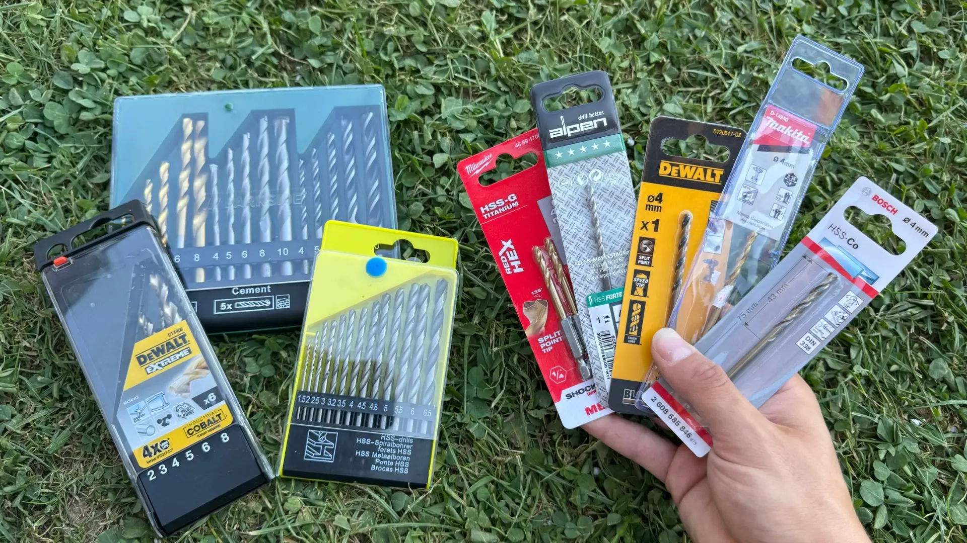 Velký test vrtáků do železa: Parkside se ohnul, Temu nevrtalo, DeWalt a Alpen překvapily