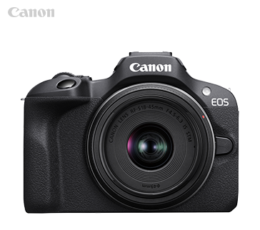 Canon EOS R100 Zwart + RF-S 18-45 IS STM