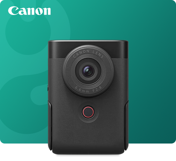 Canon PowerShot V10 Vlogging Kit - Zwart