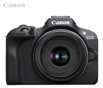 Canon EOS R100 Zwart + RF-S 18-45 IS STM