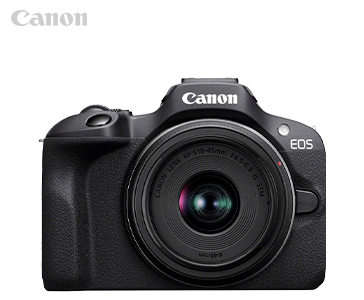 Canon EOS R100 Zwart + RF-S 18-45 IS STM