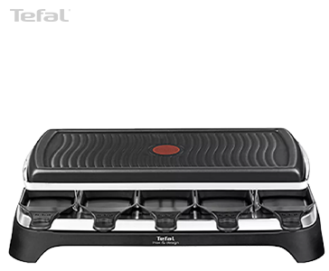 Tefal Raclette & Grill Inox & Design RE458812