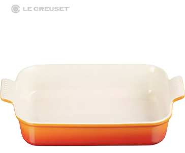 Le Creuset Rechthoekige Ovenschaal Oranje-rood 32cm 3,85l