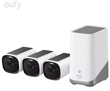 Eufy EufyCam E40 3-Cam Kit + Homebase 2