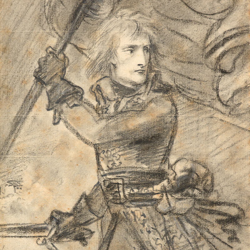 Rembrandt BUGATTI Deux léopards marchant, le mâle lève une patte – circa 1904-1934