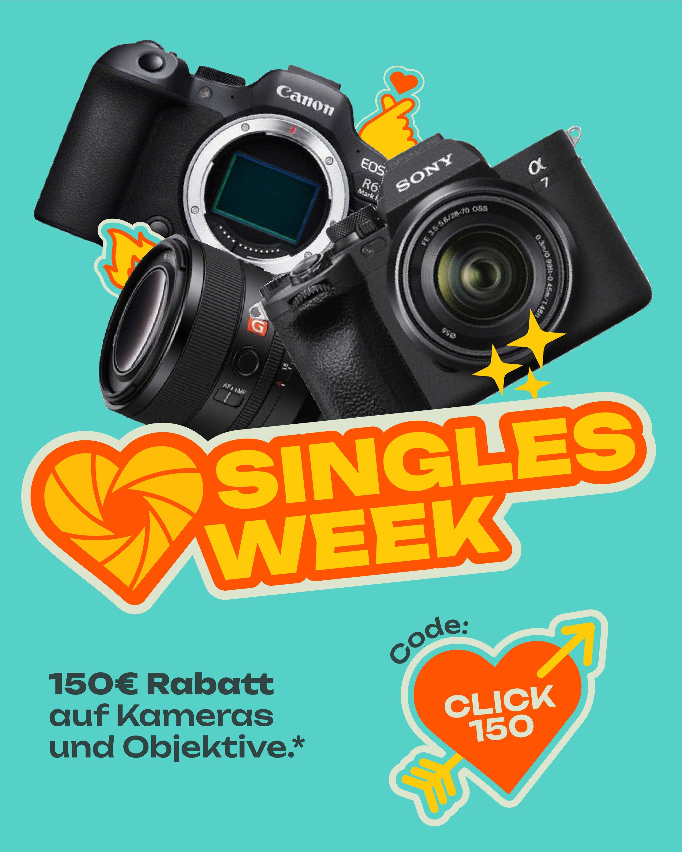 150€ Rabatt auf Kameras & Objektive