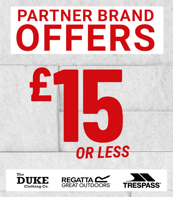 Partner brand offers under 15£