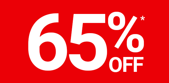 65% OFF**